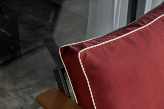 Chair Back Cushions with Full Piping
