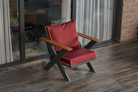 Chair Back Cushions with Side Piping