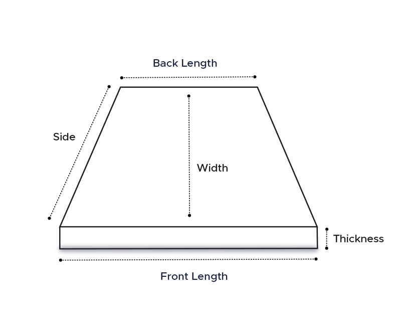 Trapezoid Cushions