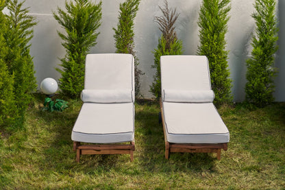 Chaise Lounge Cushions with Piping